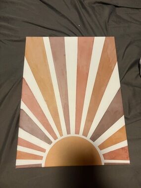 Sunburst Wall Art - Warm Neutral Rays